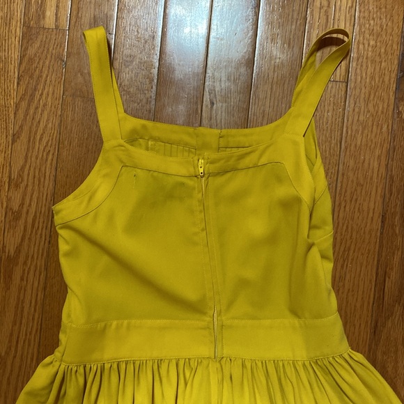 ModCloth Yellow Button-Front Sundress - Picture 3 of 5